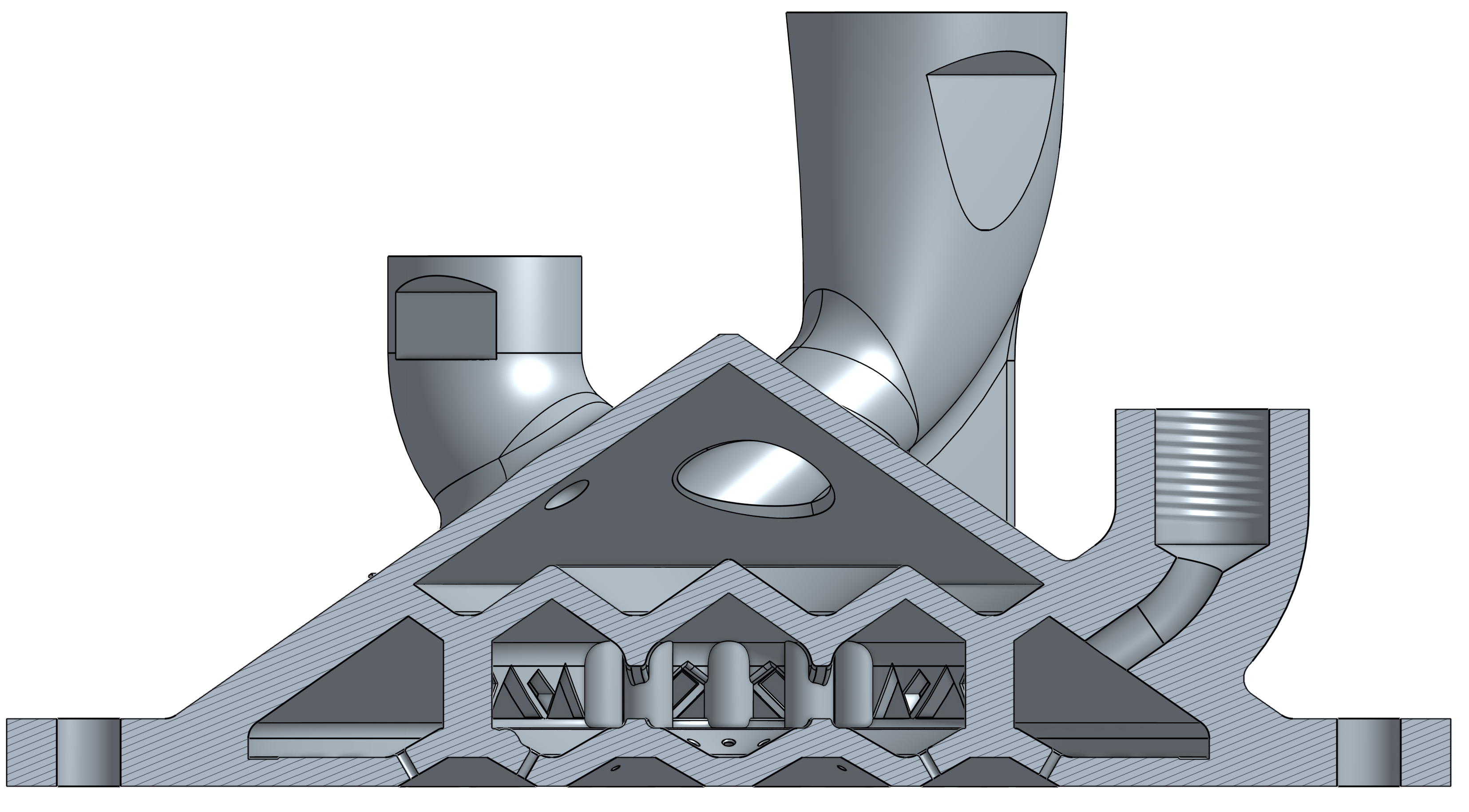 Injector CAD cross-section