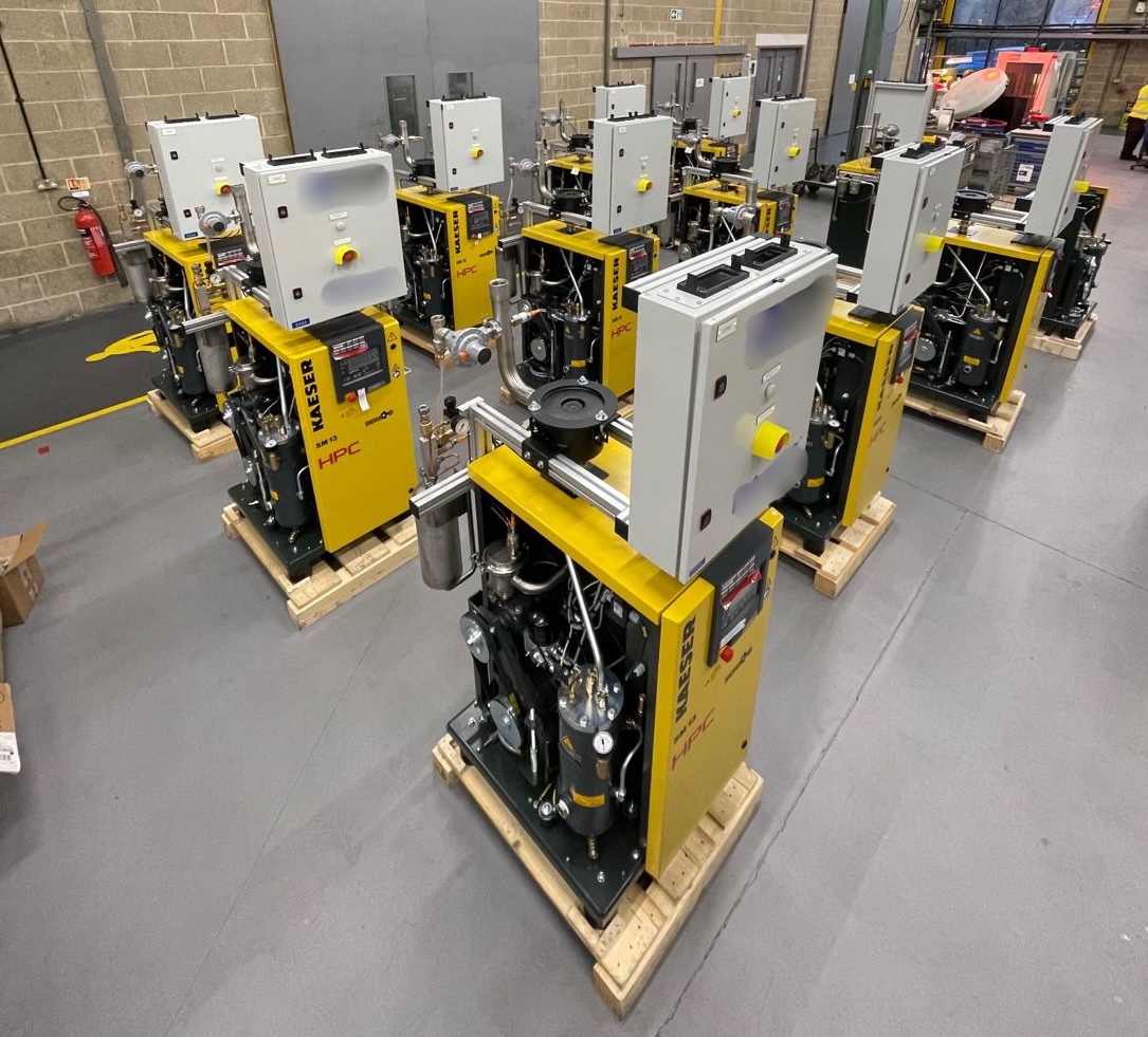 Nearly finished compressors